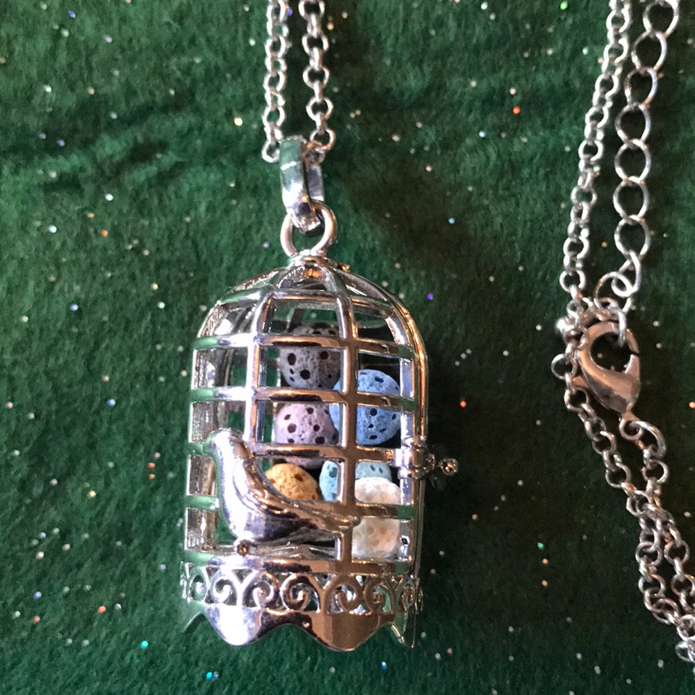 Birdcage Diffuser Necklace